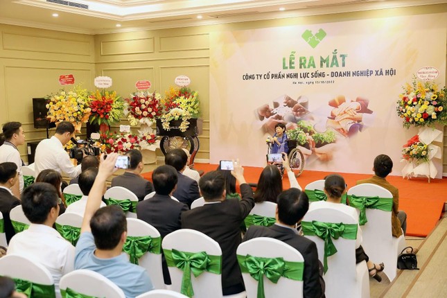 Bà Nguyễn Thị Vân - Chủ tịch HĐQT Công ty CP NLS DNXH chia sẻ về mục tiêu, tầm nhìn, chiến lược của công ty